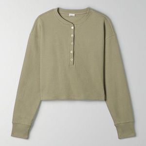 Wilfred Free Mavis T-Shirt - Dry Basil Green | Size XXS